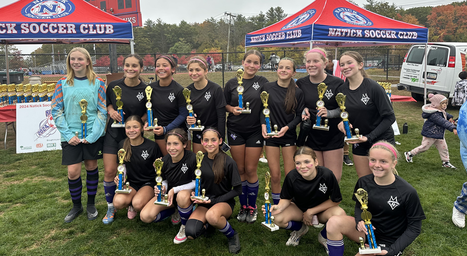 2024 Grade 7/8 Girls Natick Tournament Champions